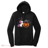 Unicorn Treat Or Trick Halloween Women's Hoodie thumb 0