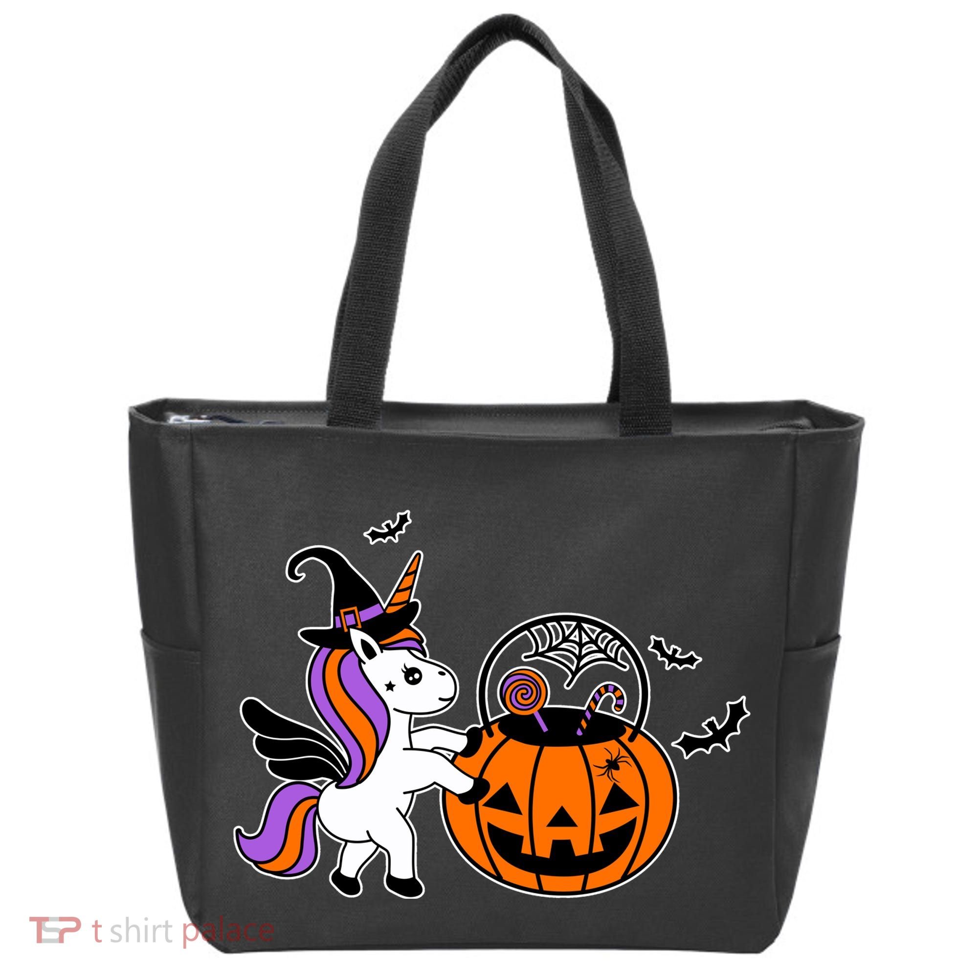 Unicorn Treat Or Trick Halloween Tote Bag