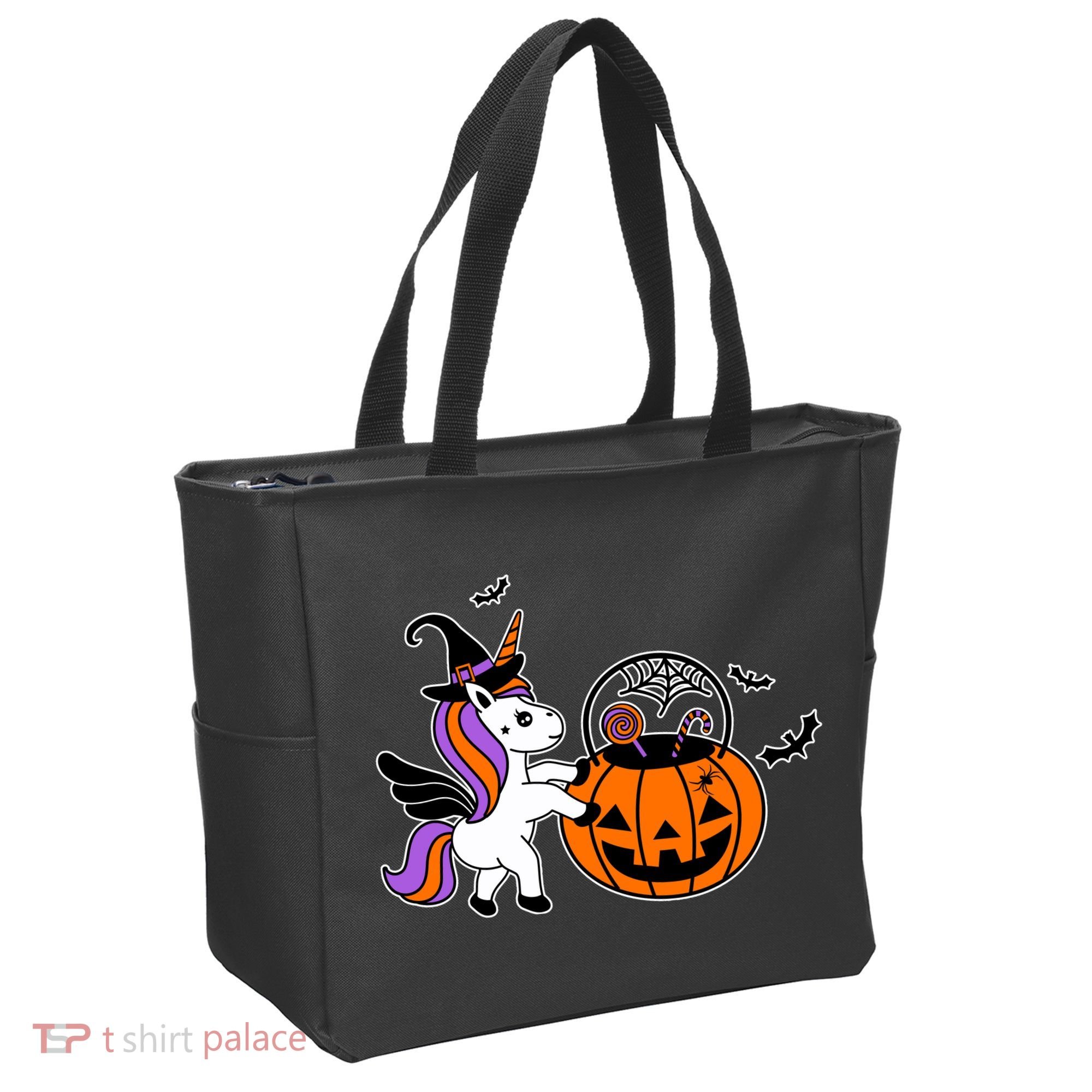 Unicorn Treat Or Trick Halloween Tote Bag