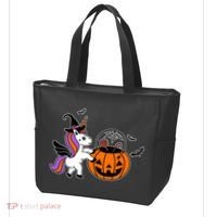 Unicorn Treat Or Trick Halloween Tote Bag thumb 3