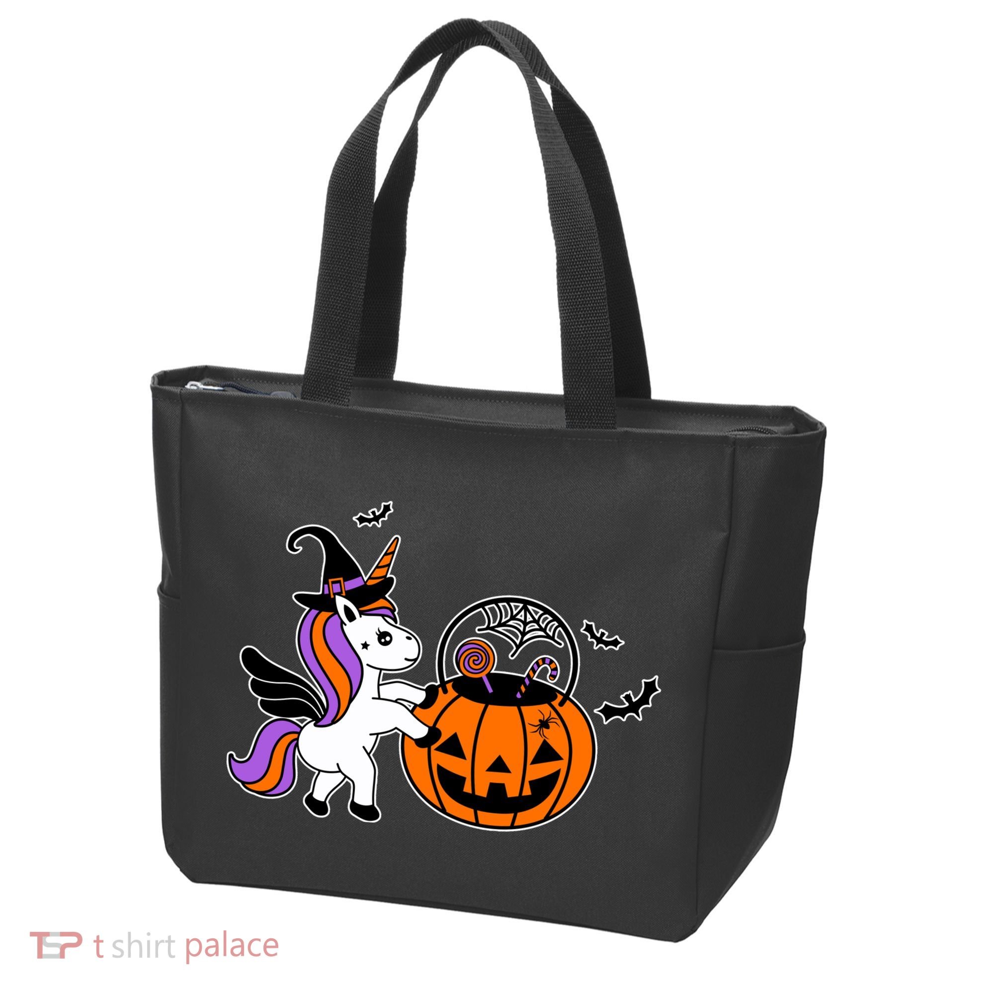 Unicorn Treat Or Trick Halloween Tote Bag