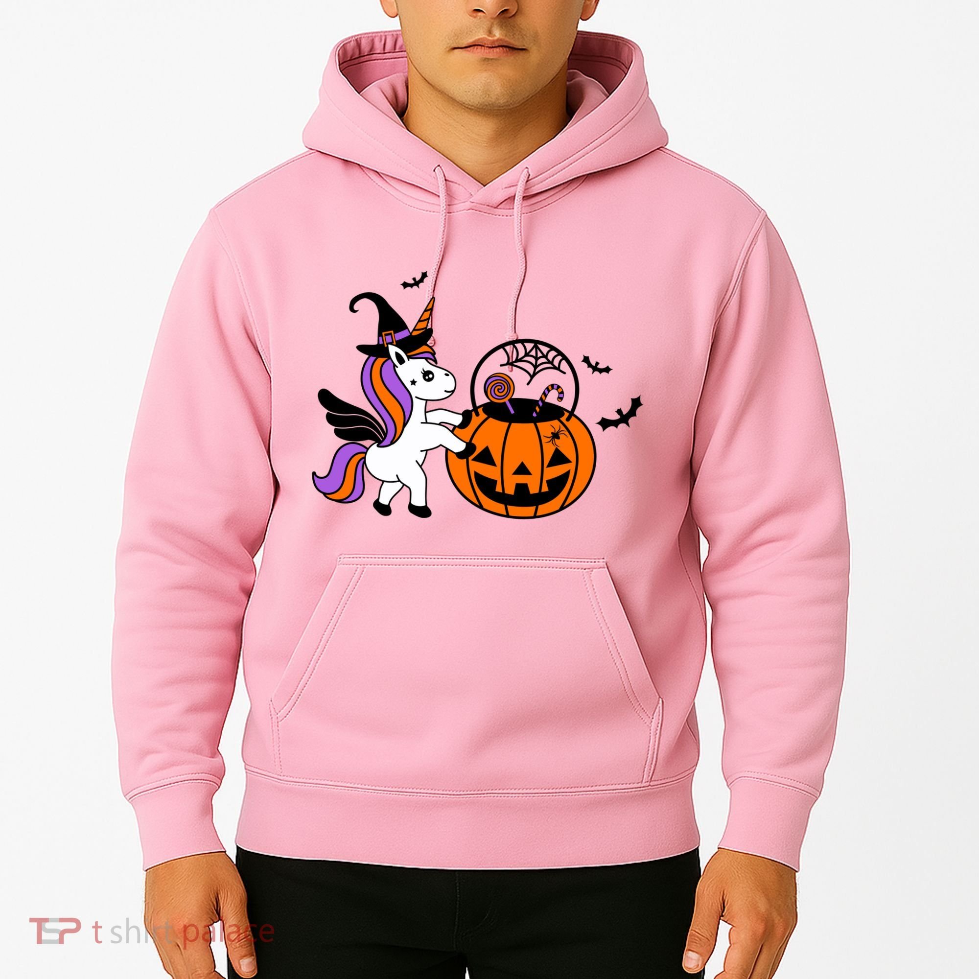 Unicorn Treat Or Trick Halloween Hoodie