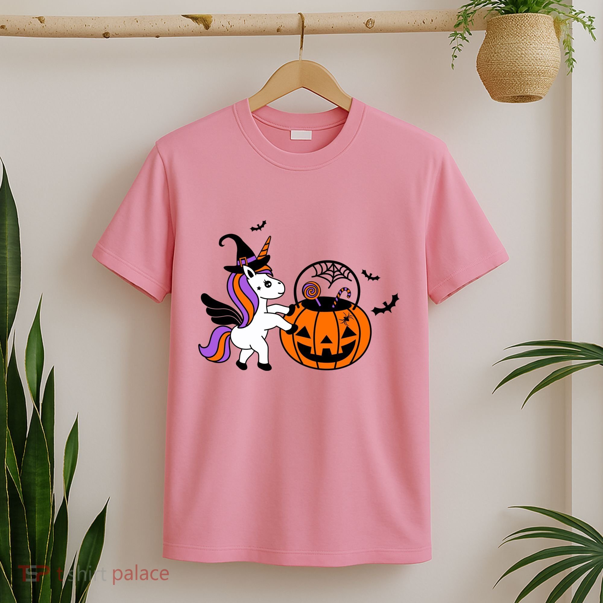 Unicorn Treat Or Trick Halloween T-Shirt