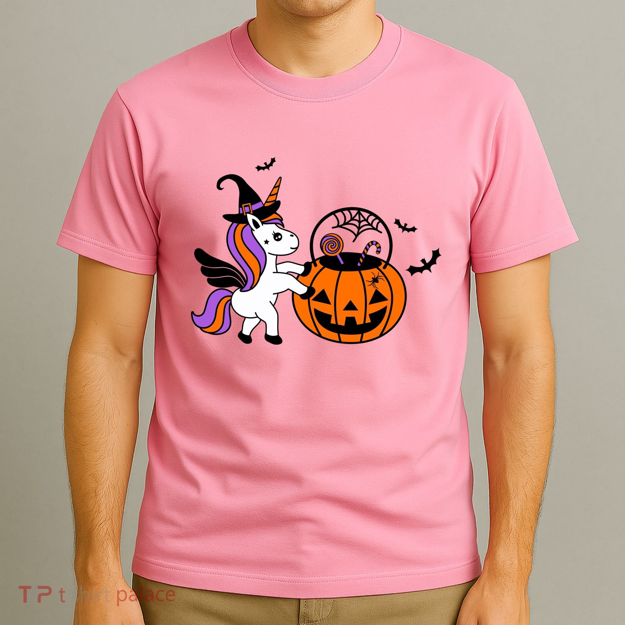Unicorn Treat Or Trick Halloween T-Shirt