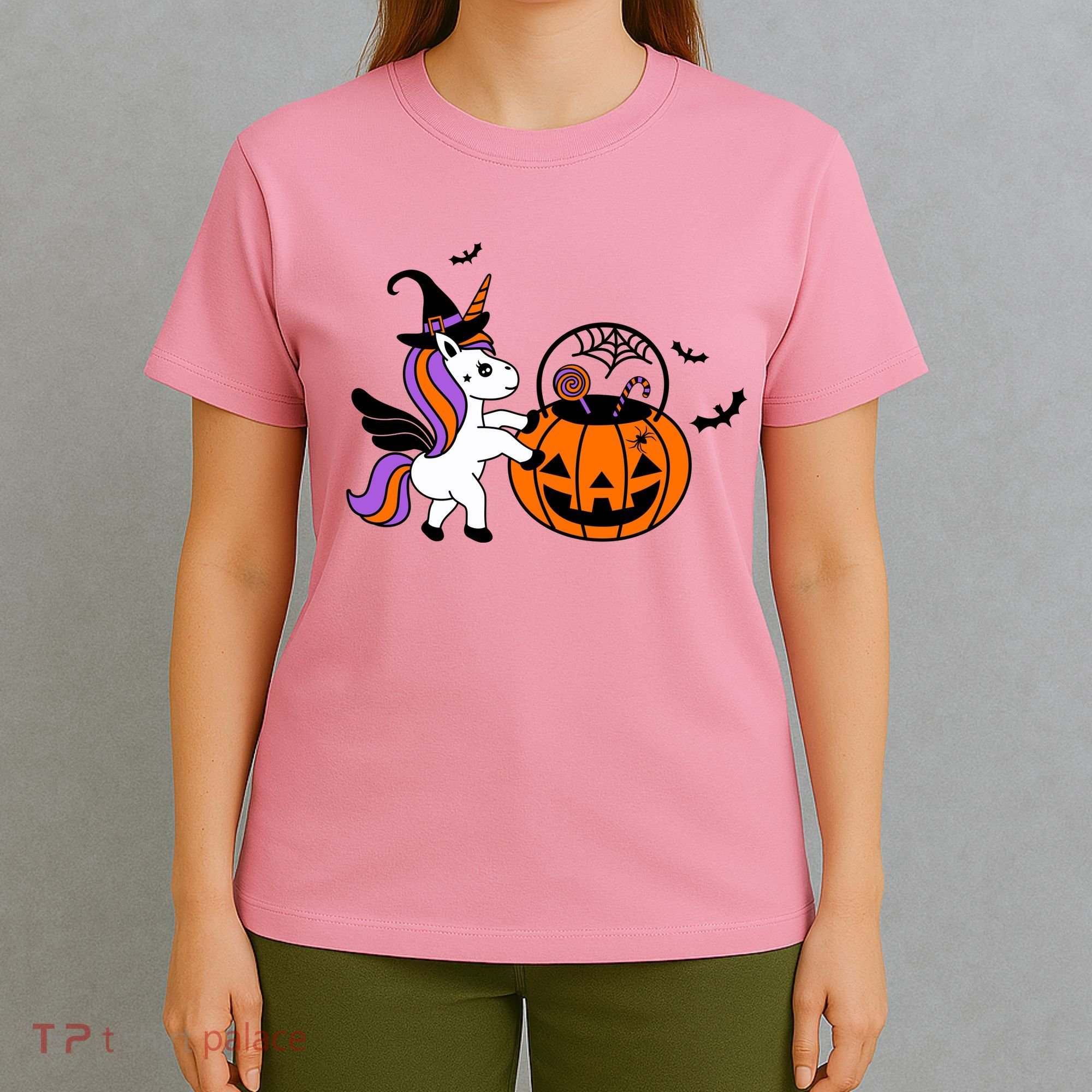 Unicorn Treat Or Trick Halloween T-Shirt