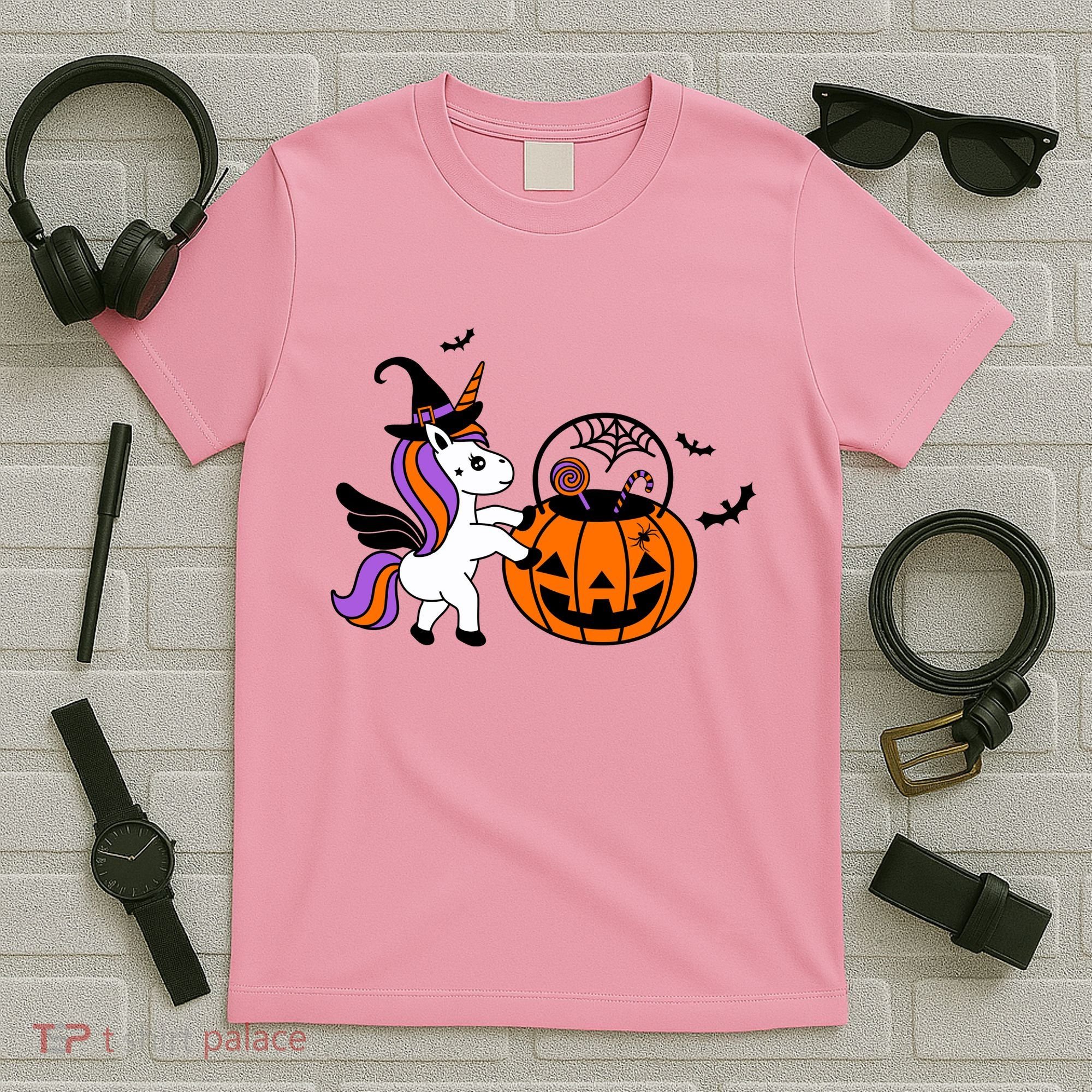 Unicorn Treat Or Trick Halloween T-Shirt