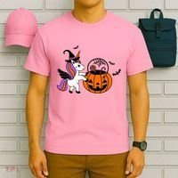 Unicorn Treat Or Trick Halloween T-Shirt thumb 6