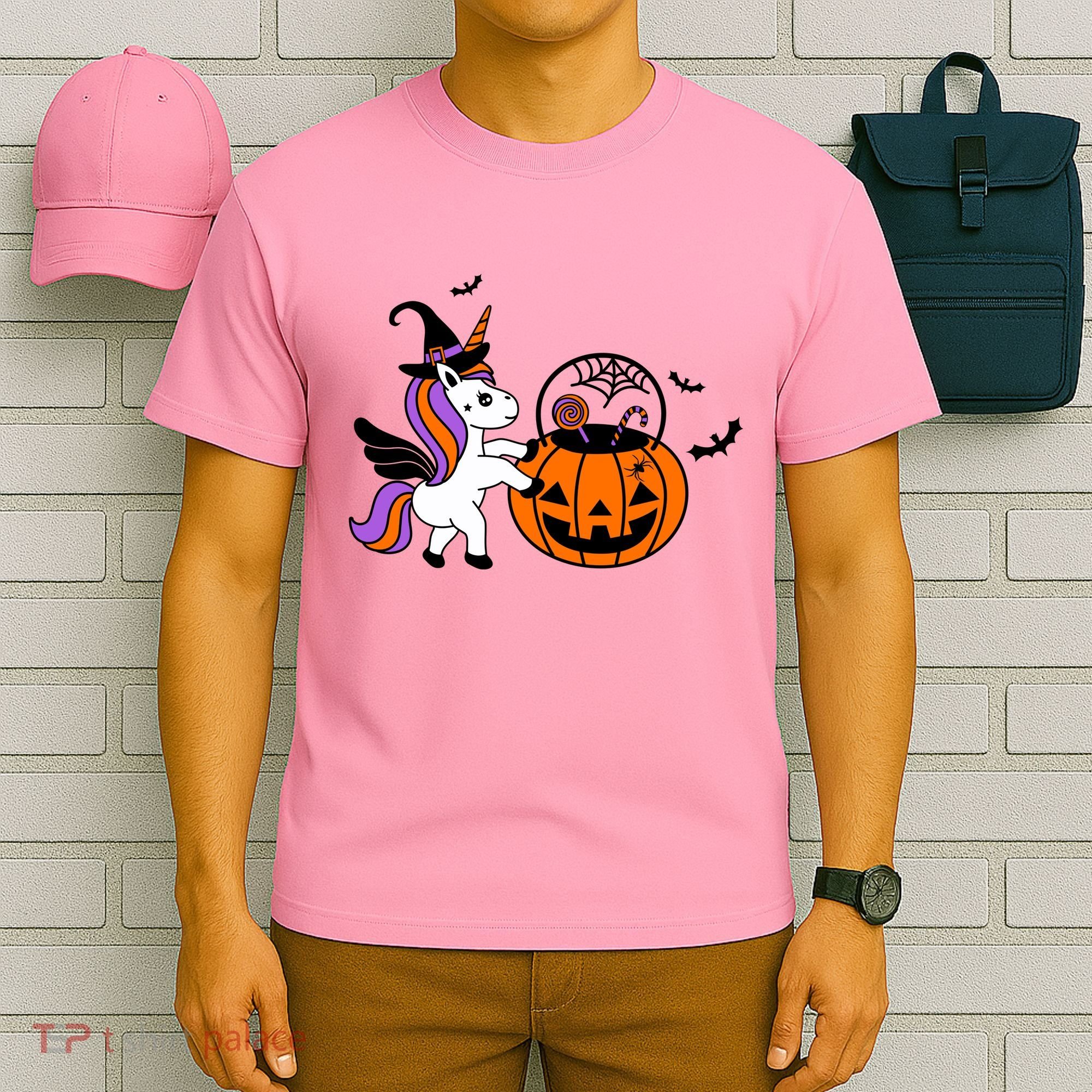 Unicorn Treat Or Trick Halloween T-Shirt