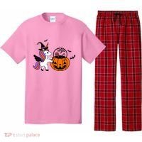 Unicorn Treat Or Trick Halloween Pajama Set thumb 0