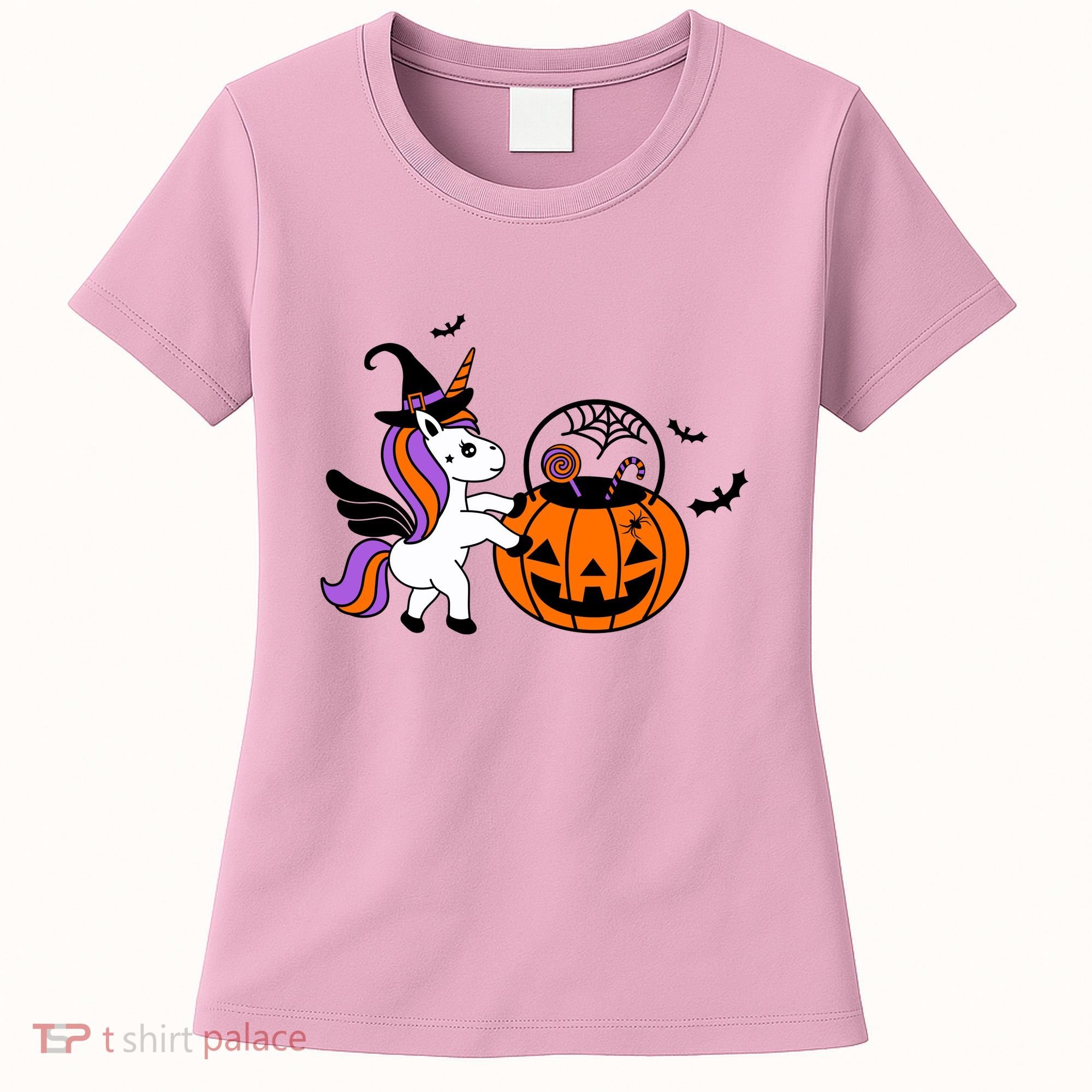 Unicorn Treat Or Trick Halloween Women's T-Shirt