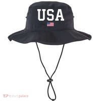 USA T Patriotic American Flag July 4th Bucket Hat thumb 0