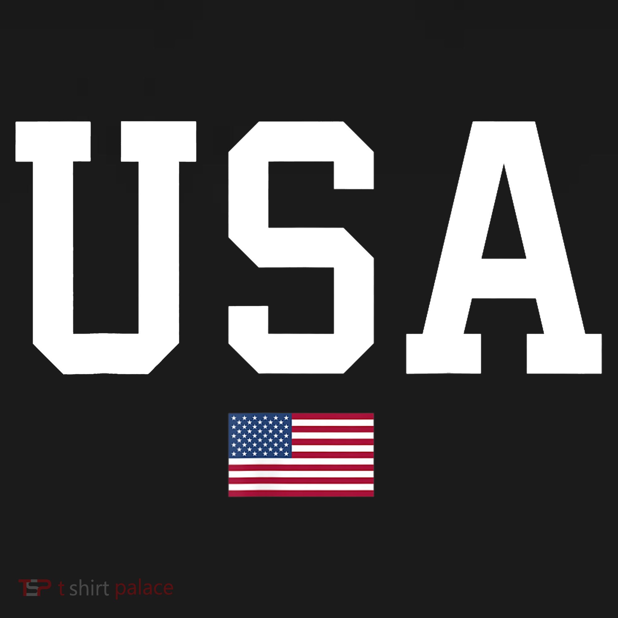 USA T Patriotic American Flag July 4th Women's Tank Top