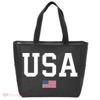 USA T Patriotic American Flag July 4th Tote Bag thumb 0