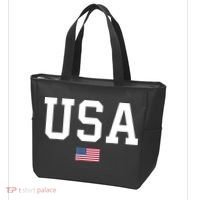 USA T Patriotic American Flag July 4th Tote Bag thumb 3