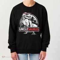Unclesaurus T Rex Dinosaur Uncle Saurus Family Matching Women's Sweatshirt thumb 0