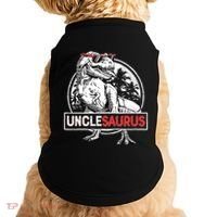 Unclesaurus T Rex Dinosaur Uncle Saurus Family Matching Doggie Tank thumb 0