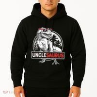 Unclesaurus T Rex Dinosaur Uncle Saurus Family Matching Hoodie thumb 2
