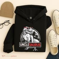 Unclesaurus T Rex Dinosaur Uncle Saurus Family Matching Hoodie thumb 4