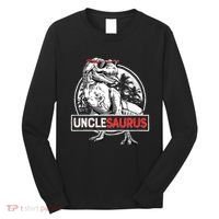 Unclesaurus T Rex Dinosaur Uncle Saurus Family Matching Long Sleeve Shirt thumb 0