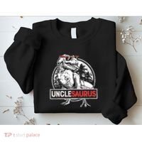 Unclesaurus T Rex Dinosaur Uncle Saurus Family Matching Sweatshirt thumb 2