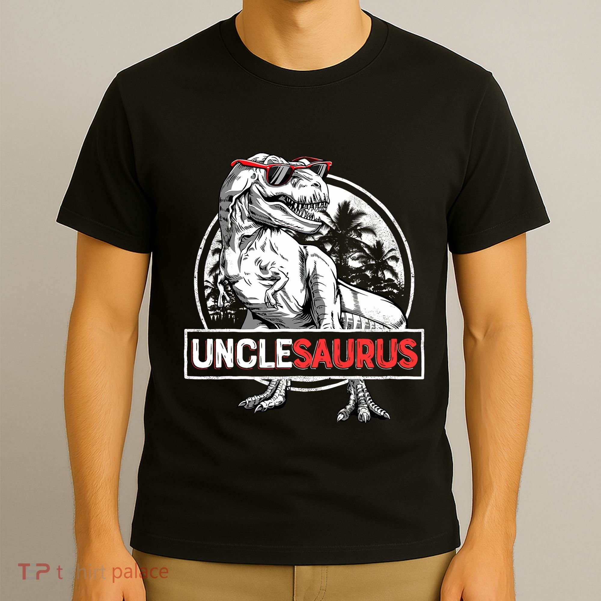 Unclesaurus T Rex Dinosaur Uncle Saurus Family Matching T-Shirt