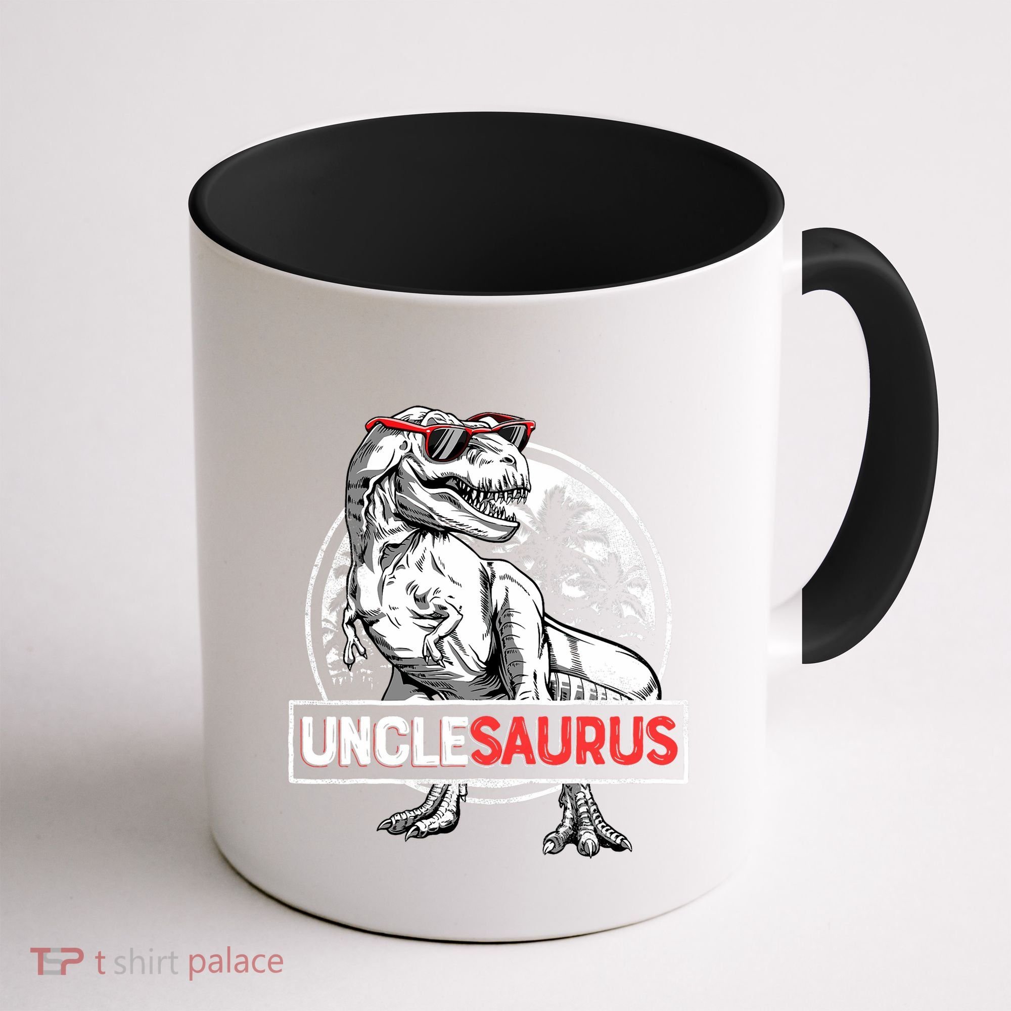 Unclesaurus T Rex Dinosaur Uncle Saurus Family Matching Coffee Mug