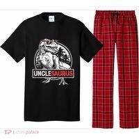 Unclesaurus T Rex Dinosaur Uncle Saurus Family Matching Pajama Set thumb 0