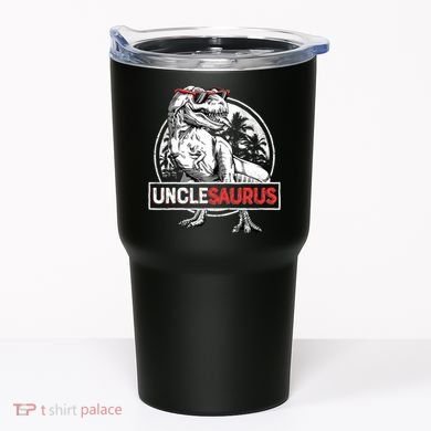 Unclesaurus T Rex Dinosaur Uncle Saurus Family Matching Tumbler