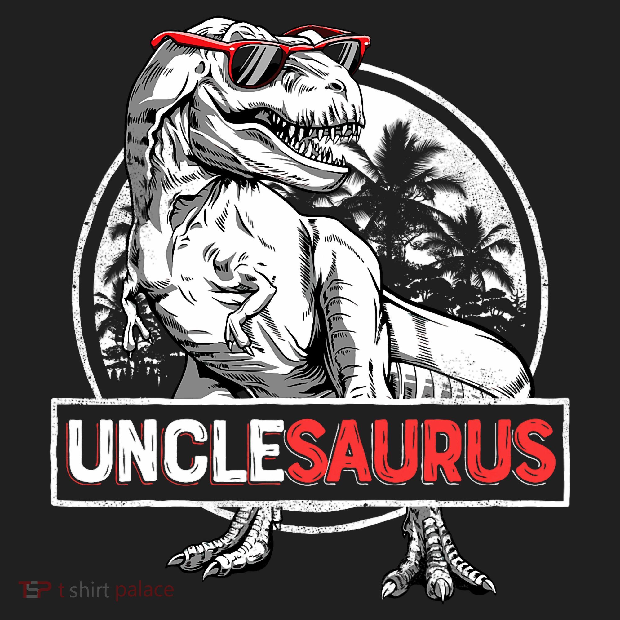 Unclesaurus T Rex Dinosaur Uncle Saurus Family Matching Hat