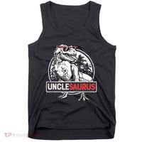 Unclesaurus T Rex Dinosaur Uncle Saurus Family Matching Tank Top thumb 0