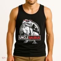 Unclesaurus T Rex Dinosaur Uncle Saurus Family Matching Tank Top thumb 3