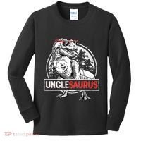 Unclesaurus T Rex Dinosaur Uncle Saurus Family Matching Kids Long Sleeve Shirt thumb 0