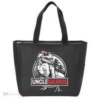 Unclesaurus T Rex Dinosaur Uncle Saurus Family Matching Tote Bag thumb 0