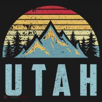 Utah Tee Retro Vintage Mountains Hiking Nature T-Shirt thumb 7