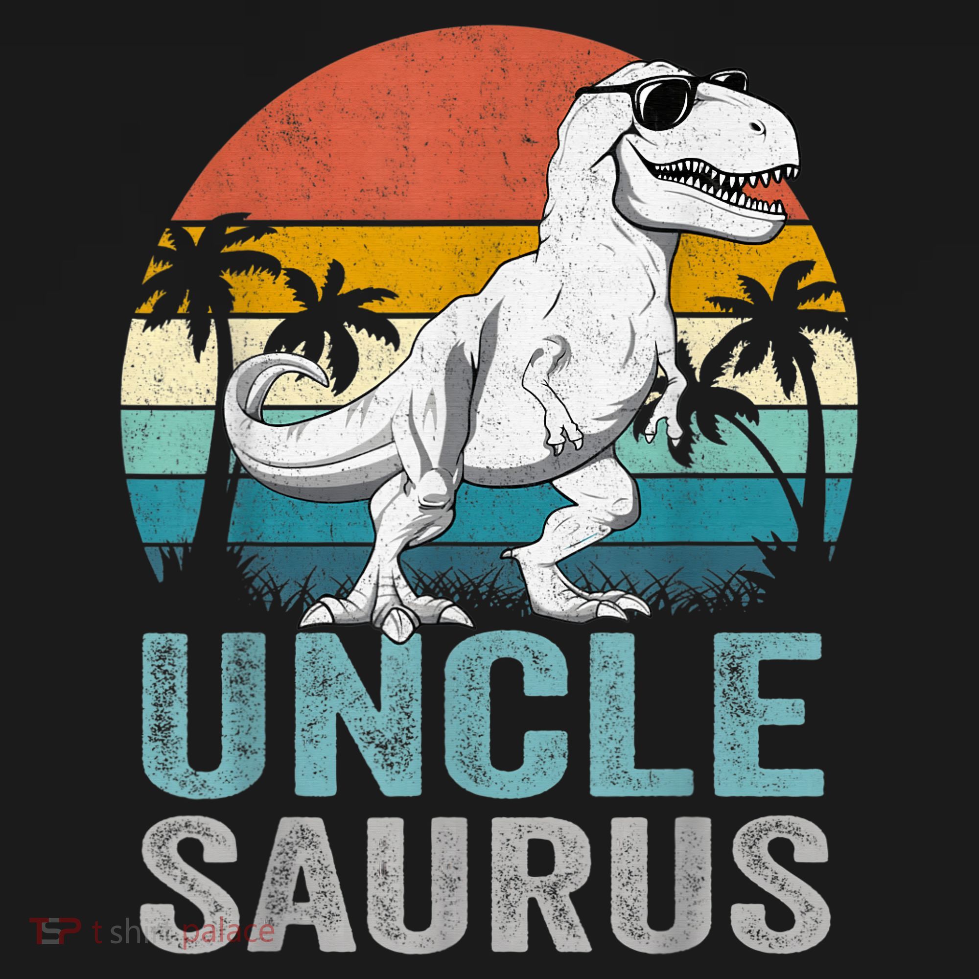Unclesaurus T Rex Dinosaur Uncle Saurus Family Matching Ornament