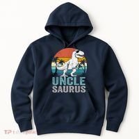 Unclesaurus T Rex Dinosaur Uncle Saurus Family Matching Hoodie thumb 0