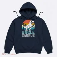 Unclesaurus T Rex Dinosaur Uncle Saurus Family Matching Hoodie thumb 0