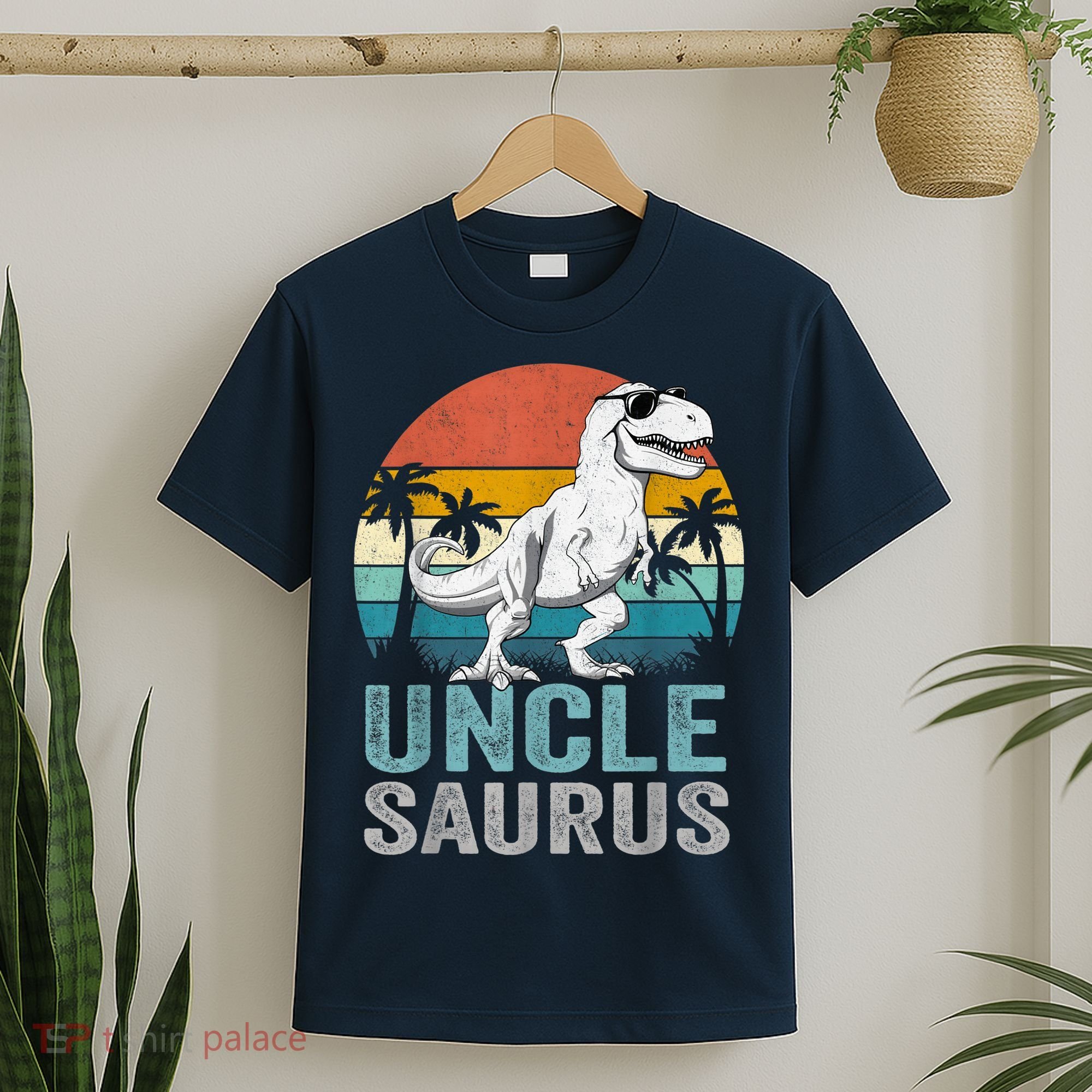 Unclesaurus T Rex Dinosaur Uncle Saurus Family Matching T-Shirt