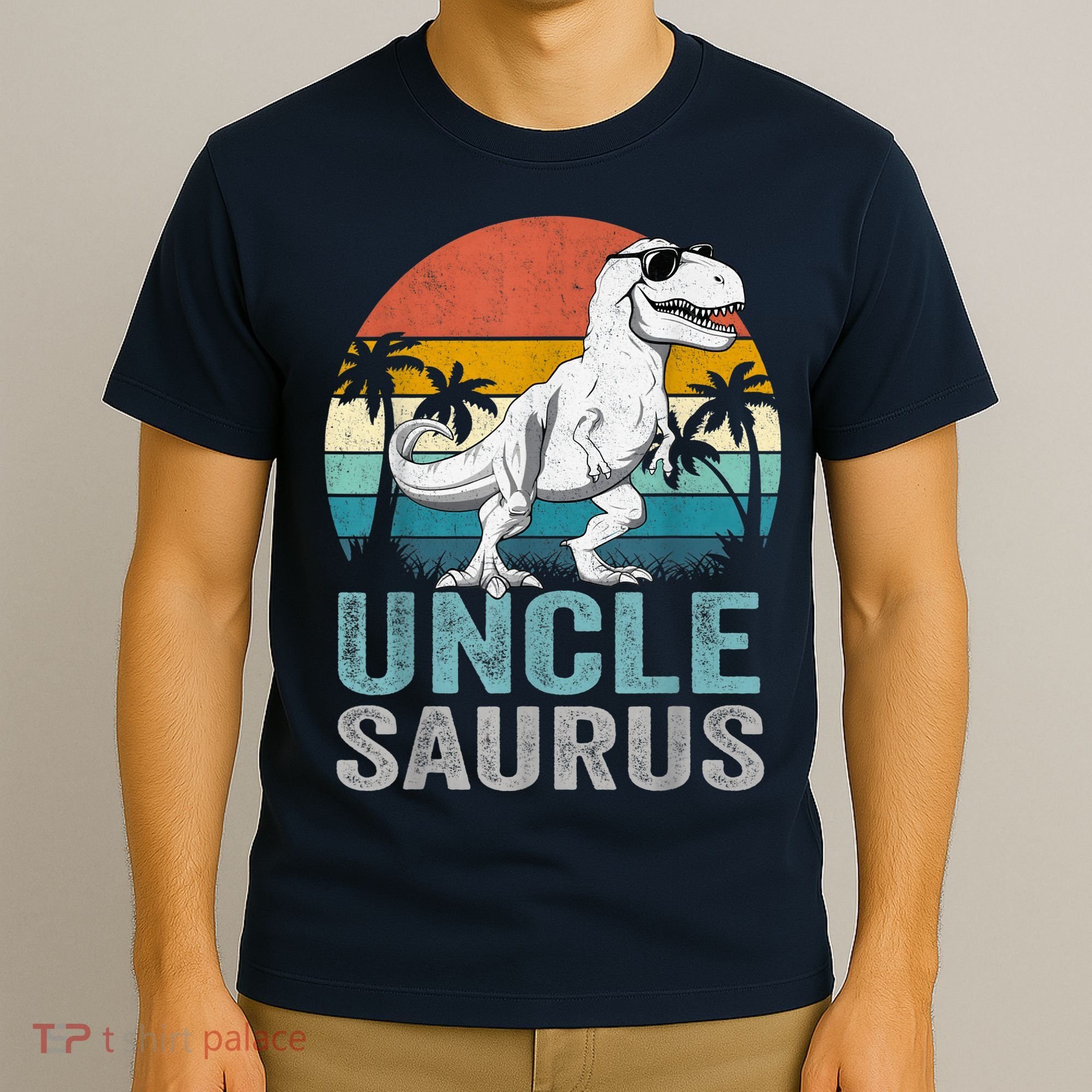 Unclesaurus T Rex Dinosaur Uncle Saurus Family Matching T-Shirt