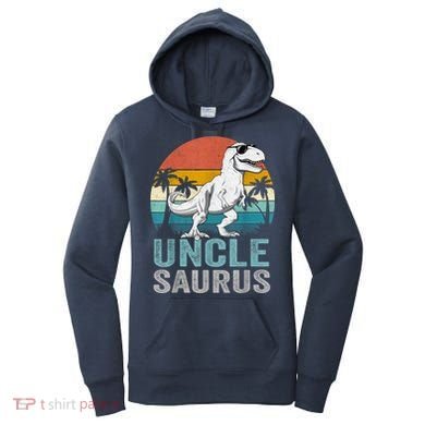 Unclesaurus T Rex Dinosaur Uncle Saurus Family Matching Women's Hoodie
