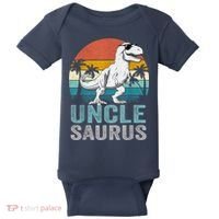 Unclesaurus T Rex Dinosaur Uncle Saurus Family Matching Baby Bodysuit thumb 0