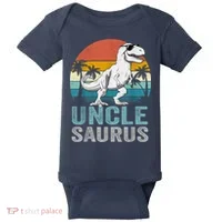 Unclesaurus T Rex Dinosaur Uncle Saurus Family Matching Baby Bodysuit thumb 0