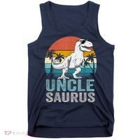 Unclesaurus T Rex Dinosaur Uncle Saurus Family Matching Tank Top thumb 0