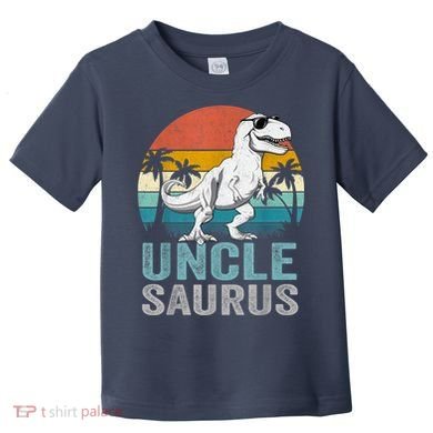 Unclesaurus T Rex Dinosaur Uncle Saurus Family Matching Toddler T-Shirt