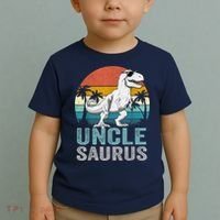 Unclesaurus T Rex Dinosaur Uncle Saurus Family Matching Toddler T-Shirt thumb 2