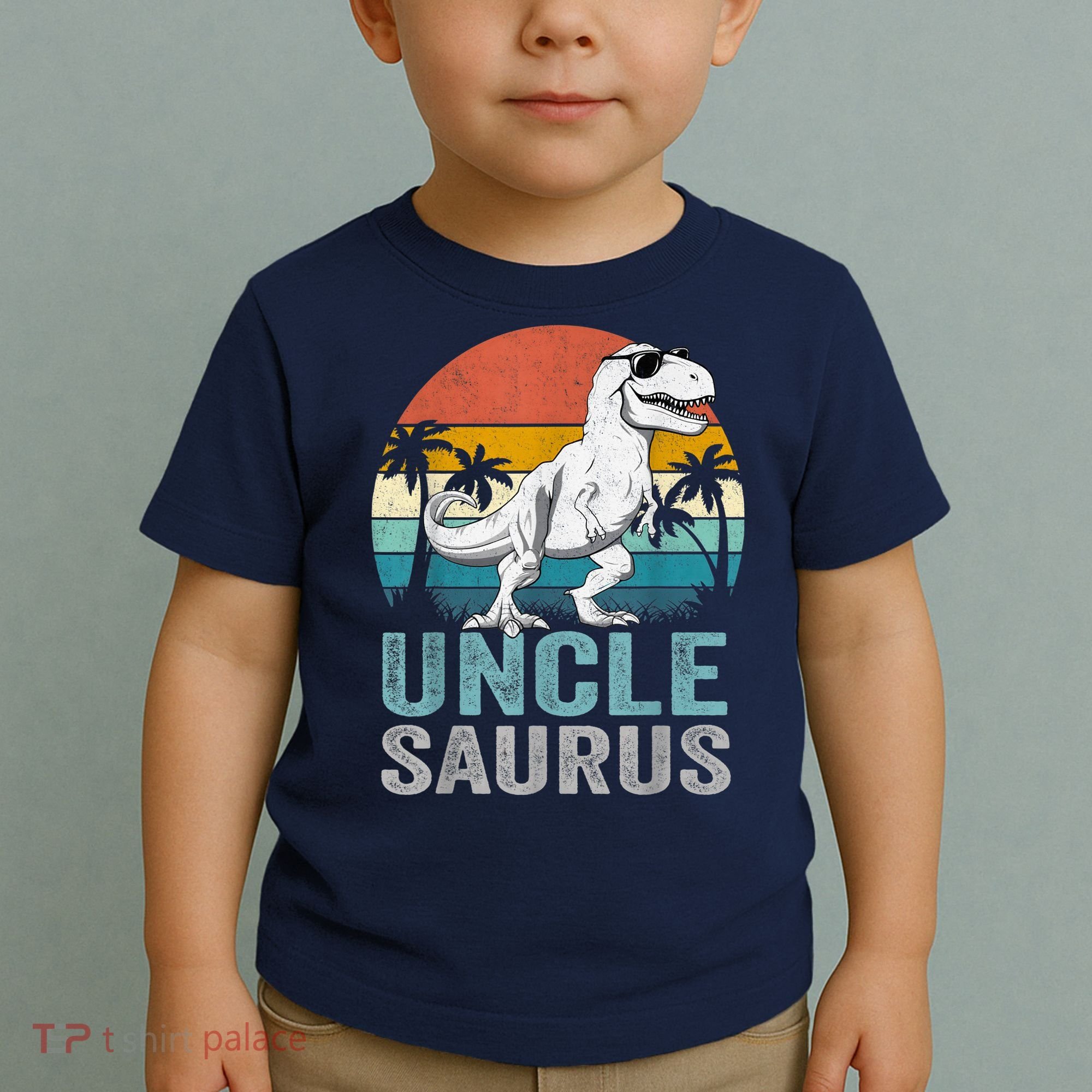 Unclesaurus T Rex Dinosaur Uncle Saurus Family Matching Toddler T-Shirt