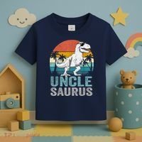 Unclesaurus T Rex Dinosaur Uncle Saurus Family Matching Toddler T-Shirt thumb 3