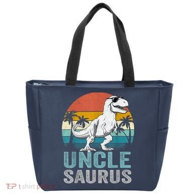 Unclesaurus T Rex Dinosaur Uncle Saurus Family Matching Tote Bag