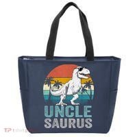 Unclesaurus T Rex Dinosaur Uncle Saurus Family Matching Tote Bag thumb 0