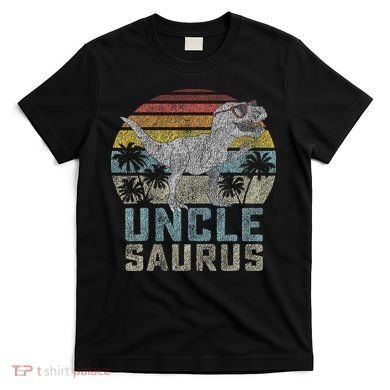Unclesaurus T Rex Dinosaur Uncle Saurus Family Matching T-Shirt